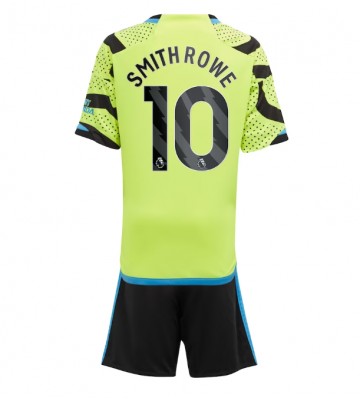 Arsenal Emile Smith Rowe #10 Segunda Equipación Niños 2023-24 Manga Corta (+ Pantalones cortos)